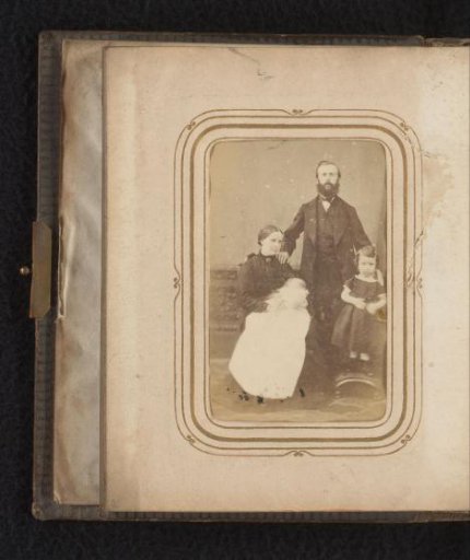 Family Portrait with Father, Mother, and Two Children