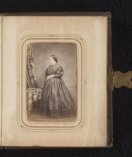 Portrait of a Standing Woman with a Book