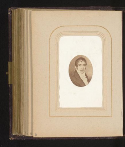 Photographic Reproduction of a Drawn Portrait of a Young Man