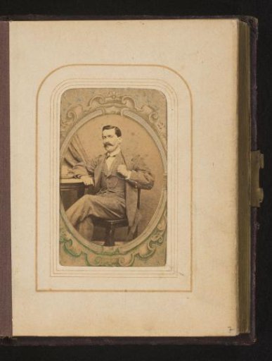 Portrait of a Seated Man with a Mustache