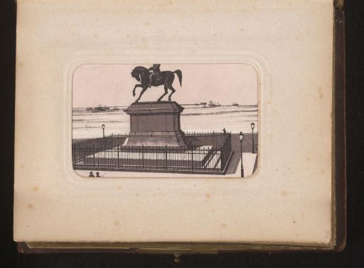 View of a Equestrian Statue