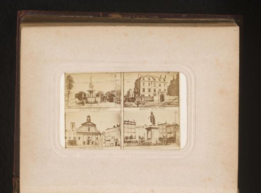 Four street views of Clermont-Ferrand