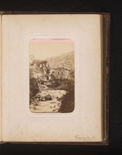 View of the Durolle near Thiers, France