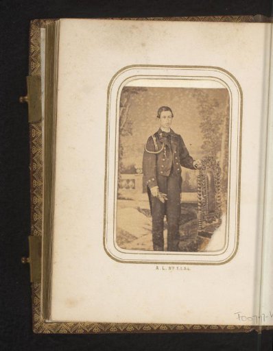 Portrait of a standing young man in uniform