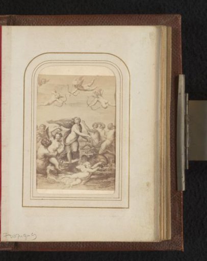 Photographic reproduction of a print after the Triumph of Galatea by Raphael