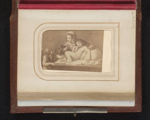 Photographic reproduction of a print after the Madonna of Silence by Annibale Carracci