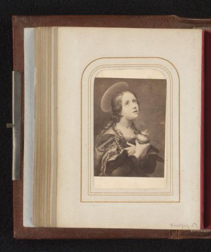 Photographic reproduction of a print after Mary Magdalene by Carlo Dolci