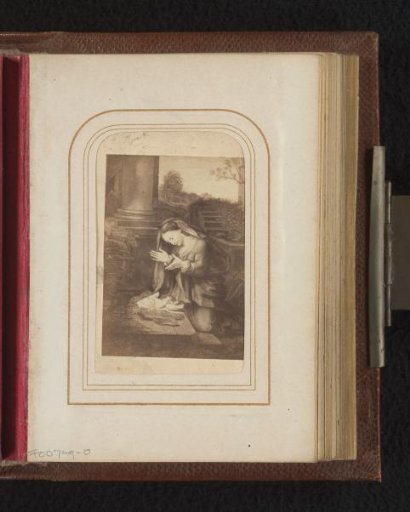 Photographic reproduction of a print after Adoration of the Child by Correggio