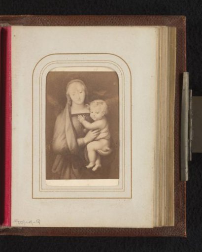 Photographic reproduction of a print after Madonna of the Grand Duke by Raphael