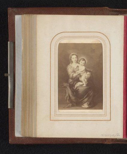 Photographic reproduction of a print after Madonna and Child by Bartolomé Esteban Murillo