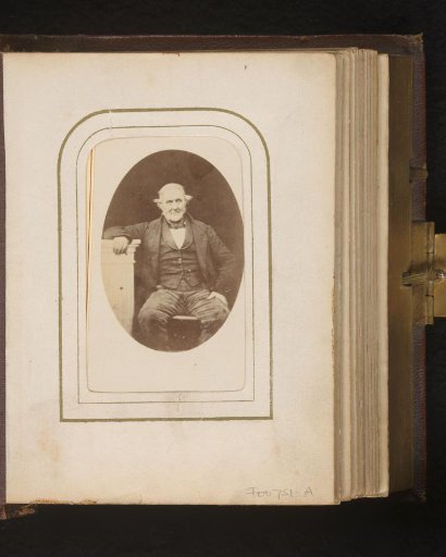 Portrait of a seated man