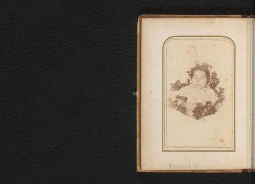 Post-mortem portrait of a child
