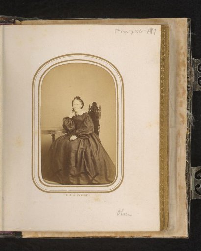 Portrait of a seated woman