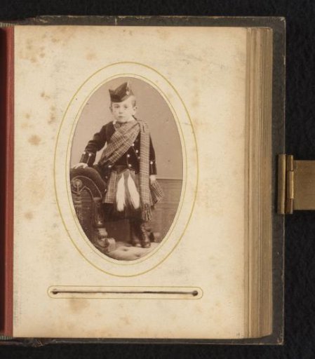 Portrait of a Boy in Scottish Costume
