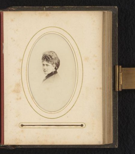 Portrait of a woman with earrings
