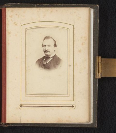 Portrait of a man with a moustache