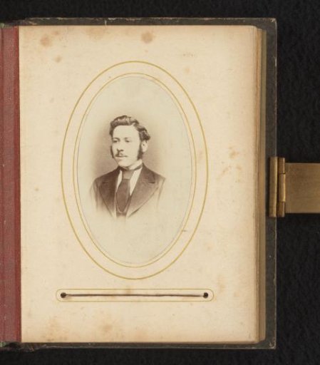 Portrait of a man with sideburns