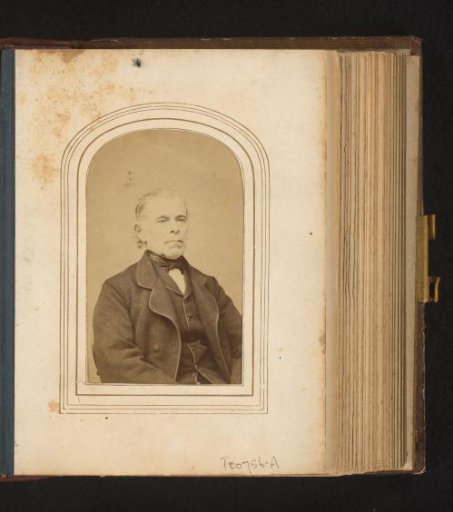 Portrait of a seated man