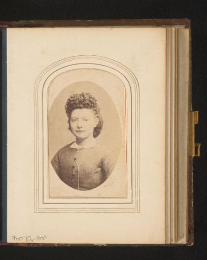 Portrait of a young woman with necklace