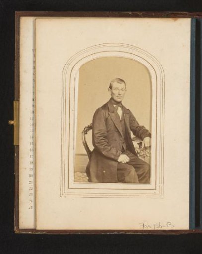 Portrait of a seated man