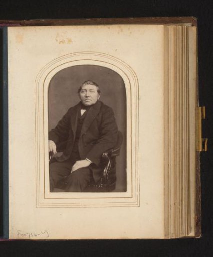 Portrait of a seated man