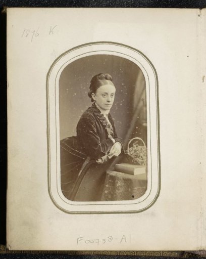Portrait of a woman inscribed K.
