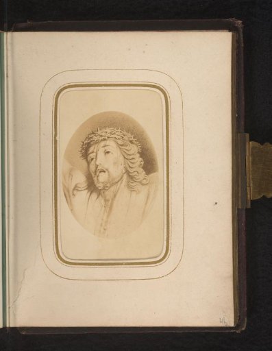 Photographic reproduction of a drawing of Christ