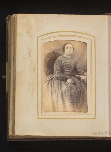 Portrait of a seated woman