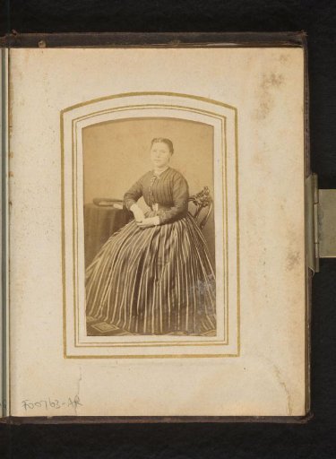 Portrait of a seated woman