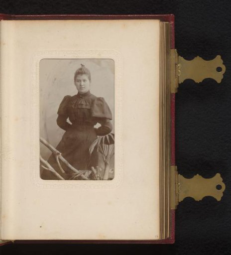 Portrait of a standing young woman