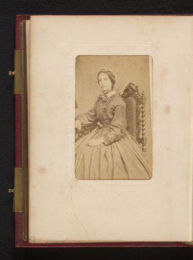 Portrait of a seated woman