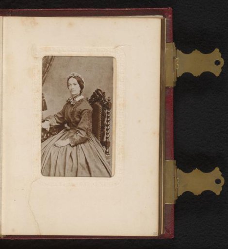 Portrait of a seated woman