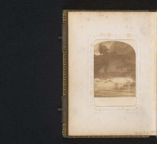 Photographic reproduction of a painting of a young martyr by Paul Delaroche