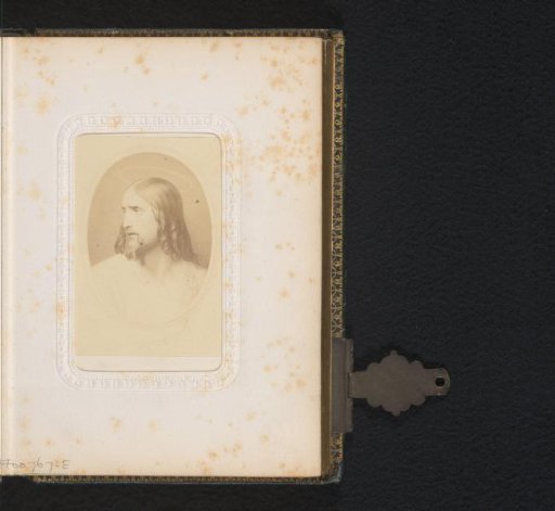 Photographic reproduction of a painting of Christ by Paul Delaroche