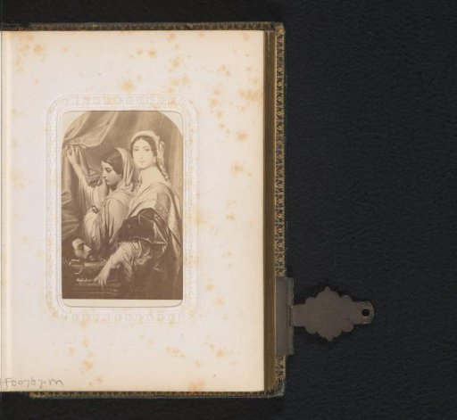 Photographic reproduction of a painting of Herodias by Paul Delaroche
