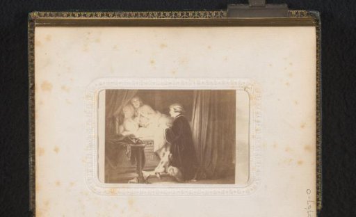 Photographic reproduction of a painting of the last prayers of the children of Edward V of England by Paul Delaroche
