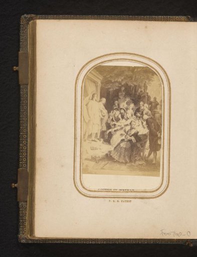 Photographic reproduction of Goethe in Weimar by Wilhelm von Kaulbach