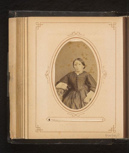 Portrait of a seated woman