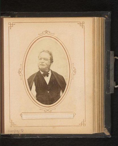 Portrait of a man with sideburns