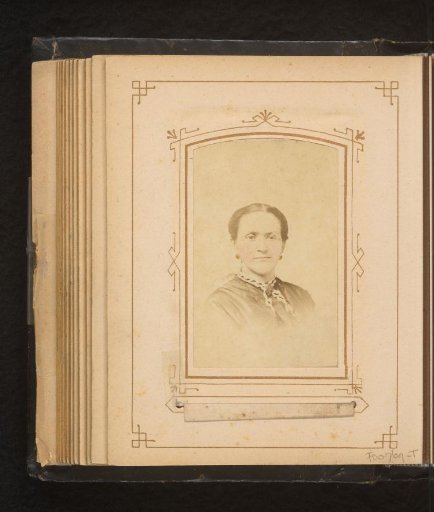 Portrait of a woman with earrings