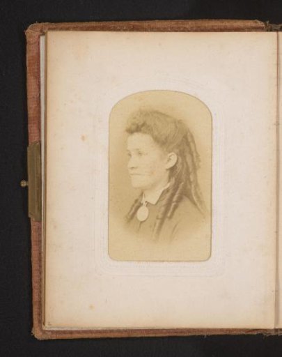 Portrait of a Young Woman with Ringlets and a Medallion