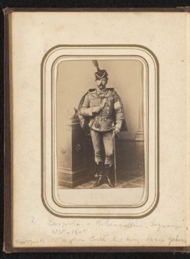 Portrait of Leopold of Hohenzollern in uniform