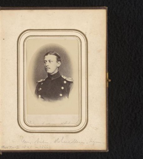 Portrait of Prince Anton of Hohenzollern-Sigmaringen in uniform