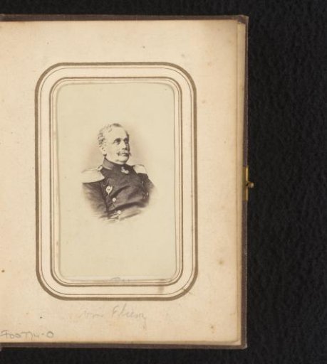 Portrait of Eduard Moritz von Flies in uniform