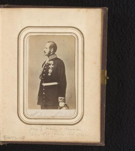 Portrait of George V of Hanover in uniform