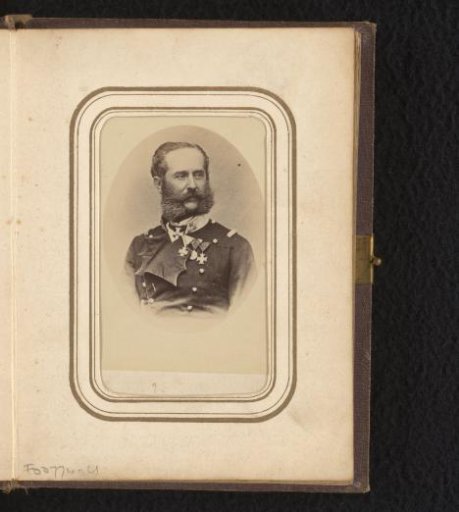 Portrait of a military officer in uniform, probably from Germany or Austria