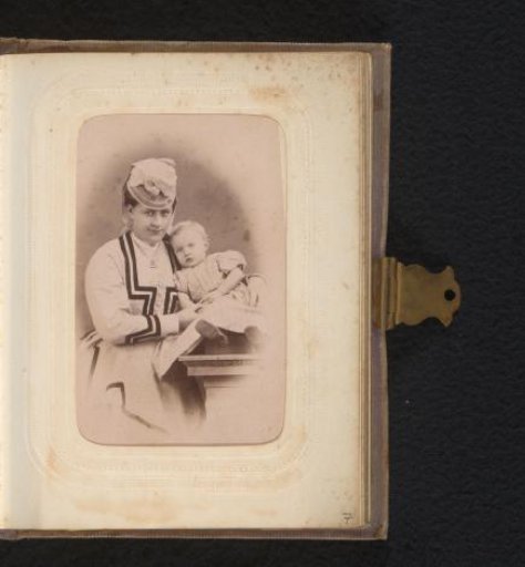 Portrait of a woman and a child