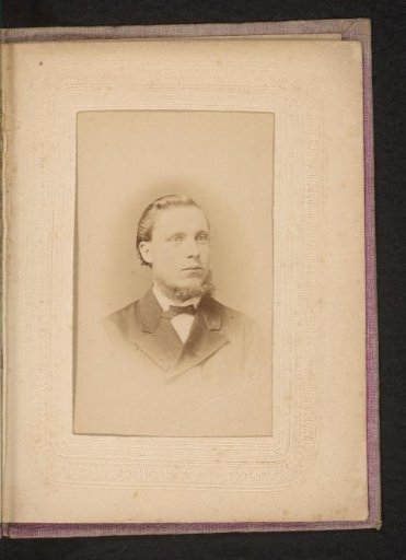 Portrait of a young man with a beard