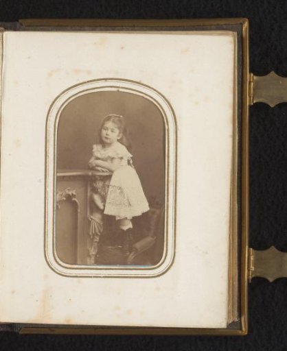 Portrait of a Girl, Standing on a Chair