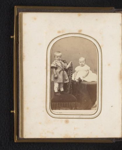 Portrait of a Toddler and a Baby